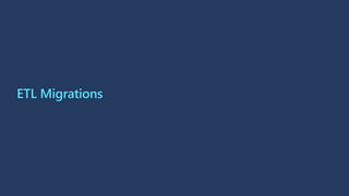 ETL Migrations
 