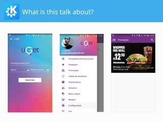 What is this talk about?
 