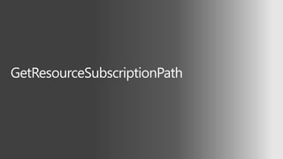 GetResourceSubscriptionPath
 