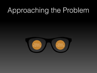 Approaching the Problem
Software
Engineering
Software
Engineering
 