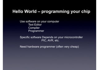 Hardware Hacking area: Make Cool Things with Microcontrollers (and learn to solder)