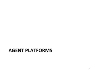 AGENT PLATFORMS

24

 