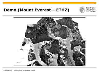 Demo (Mount Everest – ETHZ) 