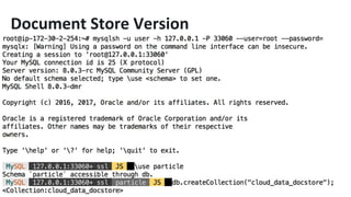 MySQL flexible schema and JSON for Internet of Things
