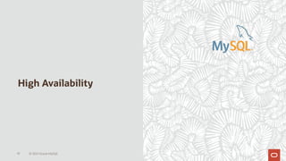 High Availability
10 © 2021 Oracle MySQL
 