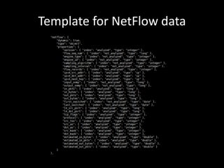 Template for NetFlow data
 