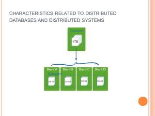 CHARACTERISTICS RELATED TO DISTRIBUTED
DATABASES AND DISTRIBUTED SYSTEMS
 