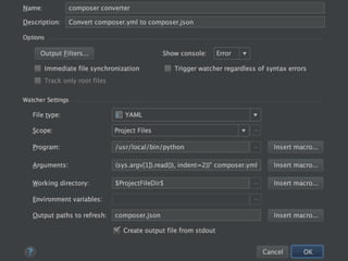 OctoLab Cookbook: how to use composer.yml and stop creating issues about