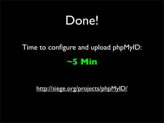 OpenID Bootcamp Tutorial