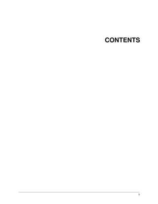 i
CONTENTS
 