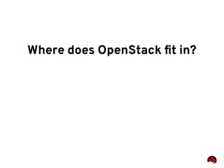 Where does OpenStack fit in?

 