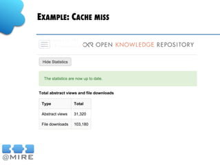 EXAMPLE: CACHE MISS
 