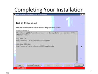 Completing Your Installation 