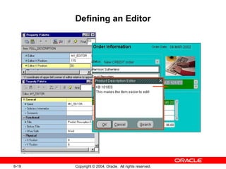 Defining an Editor 