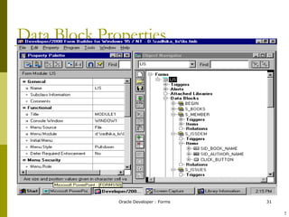 Data Block Properties ! 