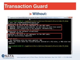 www.naya-tech.com | 5 Penn Plaza, 23rd floor Manhattan, New York 10001 +1.212.896.3945
Transaction Guard
> Without:
 