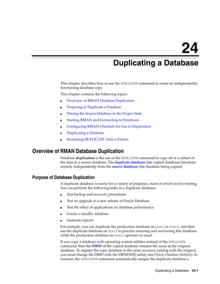 Oracle backup and recovery user's guide