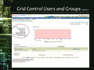 Grid Control Users and Groups (cont.)