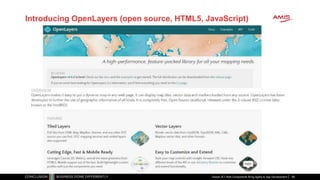 Introducing OpenLayers (open source, HTML5, JavaScript)
Oracle JET Web Components Bring Agility to App Development 69
 