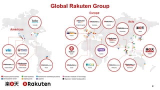 4 
Global Rakuten Group 
 