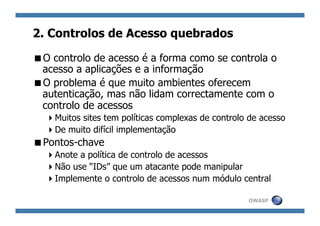 OWASP Top Ten 2004