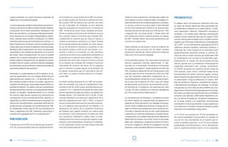56 | PAC® Neonatología–4 | Libro 2 PAC® Neonatología–4 | Libro 2 | 57
Displasia broncopulmonar
Insuficiencia respiratoria neonatal
Todos los niños prematuros o de bajo peso deben ser
inmunizados a los dos meses de edad cronológica, in-
dependientemente de la edad de gestación y del peso.
La vacuna contra el virus de la gripe A esta indicada
en los niños mayores de 6 meses en las dosis ya esta-
blecidas (primer año dos dosis con intervalo de 1 mes
y segundo año una dosis anual), 2 meses antes del
pico estacional invernal mientras persista con signos
de DBP. También deben vacunarse las personas que
convivan con estos niños.
Debe indicarse la vacunación contra la tosferina de
las personas que convivan con los recién nacidos
prematuros menores de 1500 g hasta los 6 meses de
vida, junto con la vacuna antigripal.
Inmunoprofilaxis pasiva: Con anticuerpo monoclonal
antivirus respiratorio sincicial (palivizumab). El pali-
vizumab es un anticuerpo monoclonal humanizado
que se liga a la proteína F, responsable de la fusión del
VRS. Previene el desarrollo de las formas graves. Esta
indicado para los niños menores de 2 años con DBP
que han requerido tratamiento (suplemento de O2
,
broncodilatadores, diuréticos) en los 6 meses anterio-
res al inicio de la estación de VRS o que son dados
de alta durante su transcurso. Se recomienda una do-
sis mensual de 15 mg/kg por vía intramuscular (total
5 dosis). No tiene utilidad en la infección establecida
por VRS ni para evitar la diseminación.44
Es importante que los familiares y cuidadores de todos
los recién nacidos de cualquier edad de gestación en
especial los niños prematuros con displasia broncopul-
monar, tomen medidas para disminuir el riesgo de con-
tagio con infecciones respiratorias como: lavado de ma-
nos antes y después de tocar al niño, evitar exposición
a personas con síntomas respiratorios, incluidos herma-
nospequeños,sielcuidadortienesíntomasrespiratorios
debe evitar el contacto con el niño. Si esto no se puede,
debe usar cubrebocas y extremar el lavado de manos,
no acudir a lugares en donde se congreguen muchas
personas y evitar guardería hasta los 6 meses de edad.
PRONÓSTICO
El oxígeno tiene una estructura molecular única que
es capaz de aceptar electrones libres generados por
el metabolismo oxidativo en su anillo exterior. La hipe-
roxia, reperfusión, infección, inflamación asociada al
ventilador y las inadecuadas defensas antioxidantes
pueden producir especies reactivas de oxígeno (ROS)
que son tóxicas para los tejidos vivos. Estudios clínicos
sugieren que ROS están implicados en la patogénesis
de la DBP. Las concentraciones plasmáticas de ROS
(alantoína, pentano expirado, carbonilos proteicos, y
moléculas de 3-nitro tirosina) se ha reportado están
significativamente elevadas durante la primera se-
mana de vida en recién nacidos que desarrollan DBP
en comparación con los que no la desarrollan signi-
ficativamente. Dr. Davies, uno de los autores de este
artículo, reportó que La ministración intratraqueal de
superóxido dismutasa CuZn humana recombinan-
te (rhSOD) se asoció con aumento de los niveles de
SOD (pulmón, suero, orina) y menores niveles de los
biomarcadores de lesión pulmonar aguda, aunque
datos limitados de seguimiento en esta cohorte inicial
no demostraron ninguna diferencia en muerte, DBP,
días de ventilación mecánica, necesidad de oxígeno,
o del desarrollo neurológico. Sin embargo, un estudio
más grande con 302 niños de RN de MBPN que tuvo
seguimiento hasta el año de edad gestacional corregi-
da mostró una reducción significativa de la morbilidad
pulmonar (por ejemplo, enfermedad respiratoria, visi-
tas a la sala de emergencia, reingresos hospitalarios)
en el grupo tratado con superóxido recombinante
comparado con el grupo placebo, lo que sugiere que
una reducción en la lesión oxidante temprano puede
impactar en los resultados a largo plazo.
La CC10 es una proteína de 10 KDa secretada por
las células epiteliales bronquiolares no ciliadas, es
una de las más abundantes en el líquido que re-
cubre el epitelio pulmonar. La CC10 tiene amplias
propiedades antiinflamatorias y se ha demostrado
que es significativamente menor en los aspirados
a grave presentan con mayor frecuencia episodios de
sibilancias y uso de aerosol terapias.
Laúnicarespuestaalalesiónobservadaenelpulmónin-
maduro incluyendo los efectos sobre el estrés oxidativo,
composición de la matriz extracelular, señalización del
factor de crecimiento, y la respuesta inflamatoria sosteni-
da se traducen en una imagen histopatológica caracte-
rística. Además, estos cambios contribuyen a un efecto
memoria pulmonar que se ha borrado con el tiempo. La
lesión temprana en el pulmón provoca consecuencias
a largo plazo que incluyen la alteración de los procesos
fisiológicos del envejecimiento, así como una respuesta
característica a los problemas impuestos en el pulmón
del adulto. Estas consideraciones, así como el posible
impacto de un pulmón lesionado en el proceso de de-
sarrollo orgánico extrapulmonar, por ejemplo el cerebro
sedebetomarencuenta,cuandosediseñanestrategias
detratamientoyserecomiendancuestionesdeestilode
vida a esta población de pacientes.12
Ronkainen E y colaboradores en 2015 realizaron un es-
tudio de seguimiento con una cohorte de 88 niños en
edad escolar que nacieron con < 32 semanas de EG y
88 controles nacidos a término con edad y género se-
mejantesalprimergrupo.Selesrealizoespirometríayca-
pacidad de difusión. Se observó que las características
deespirometríaflujo-volumenylacapacidaddedifusión
alveolar se redujeron significativamente en la cohorte
de niños en edad escolar nacidos muy prematuros en
comparación con los controles de término. Además, un
diagnósticodeDBPmuytempranaestuvoasociadocon
disminución de espirometría y capacidad de difusión en
la edad escolar comparado con los prematuros sin DBP.
Su metaanálisis mostró que los RN muy prematuros al
nacer y diagnóstico de DBP moderada a grave lleva a
una reducción agregada de FEV1
en edad escolar.50
PREVENCIÓN
Al igual que con el SDR, es evidente que la preven-
ción de la prematuridad reduciría significativamen-
te la incidencia y la gravedad de la DBP. Sin embar-
go, el logro parece tan lejos de la realidad tal como
era cuando DBP fue descrita por primera vez hace
ya casi 5 décadas. Sin embargo, se han realizado
algunos progresos en la prevención y el manejo de
DBP. Inicialmente, estos fueron dirigidos principal-
mente a cambiar las técnicas de ventilación que se
han utilizado hasta el momento para manejar ade-
cuadamente el volumen que se utiliza en apoyo a
mejorar la ventilación pulmonar y un mejor manejo
de los requerimientos de líquidos, así como reducir
el uso de ventilación mecánica y aumentar el uso
de presión positiva continua de vías aéreas. La vi-
tamina A (retinol) ha mostrado un claro beneficio
cuando se ministró como suplemento profiláctico a
lactantes con un peso al nacer inferior a 1000 g. Ac-
tualmente se utiliza más o menos en forma rutinaria
en la mayoría de unidades de cuidados intensivos
neonatales de América del Norte. Se ha sugerido
que la vitamina A puede regular el incremento de
los genes necesarios para el crecimiento del pul-
món fetal y la cafeína mostró disminuir la inciden-
cia de DBP.
En recién nacidos prematuros con DBP, se ha repor-
tado en promedio una tasa de hospitalización rela-
cionado a VSR de 19.8% a partir de 8 estudios que in-
cluyeron 2 721. Además el promedio de infecciones
de vías respiratorias bajas asociadas a mortalidad fue
notable siendo 1.5% (intervalo de 0 a 8.0%). El pali-
vizumab demostró una reducción significativa de la
tasa de hospitalización por VSR a 1.64%. La mayoría
de las recomendaciones para los neonatos prematu-
ros con displasia broncopulmonar se adhieren a la
declaración de política de la Academia Americana
de Pediatría que sugiere profilaxis con palivizumab
en lactantes y niños menores de 24 meses con DBP
que requirieron tratamiento médico para su enfer-
medad pulmonar crónica incluyendo oxígeno suple-
mentario, broncodilatadores, diuréticos o tratamien-
to con esteroides crónico con seis meses antes del
inicio de la temporada de VSR.51
contenido
 