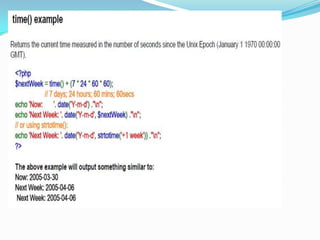 PHP slides
