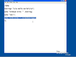 Php string