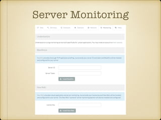 Server Monitoring
 