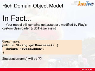 Play! Framework for JavaEE Developers