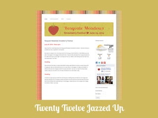 Twenty Twelve Jazzed Up
 