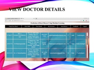 VIEW DOCTOR DETAILS
 