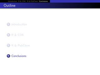 Integrating R with the CDK: Enhanced Chemical Data Mining