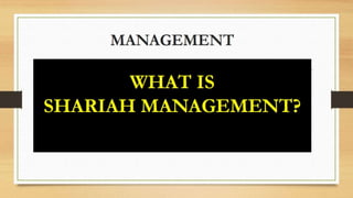 APPLICATION OF MAQASID AL SHARIAH IN STRATEGIC MANAGEMENT INCLUDING MAQASID AL SHARIAH INDEX