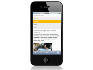 Proactive Responsive Design
