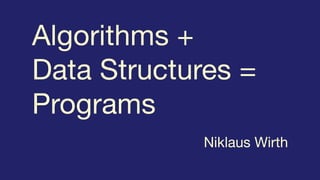Procedural Programming: It’s Back? It Never Went Away