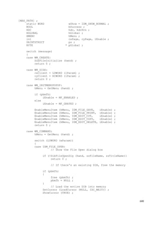 Programming windows