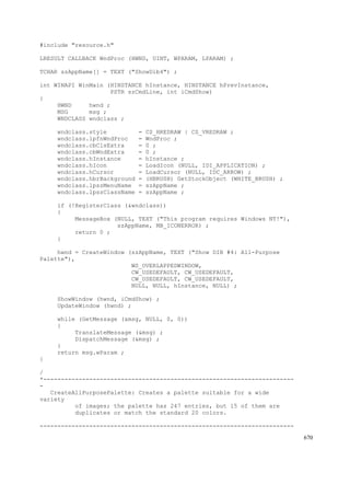 Programming windows