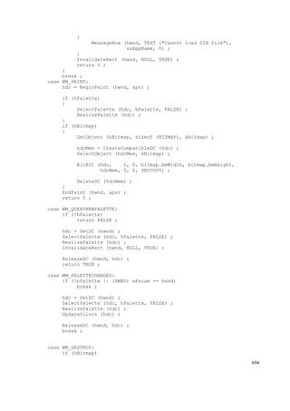 Programming windows