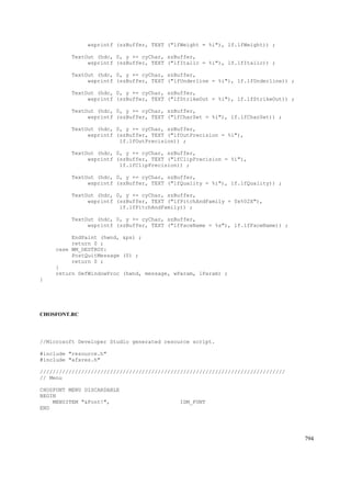 Programming windows