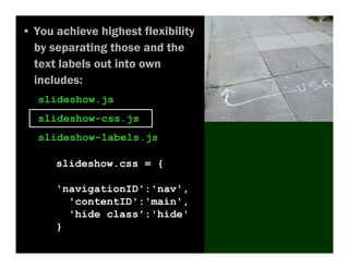 Progressive Enhancement with JavaScript and Ajax