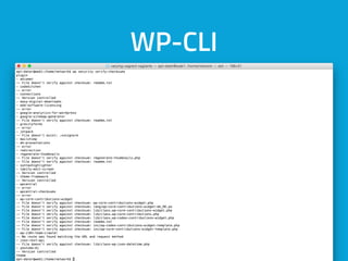 WP-CLI
 