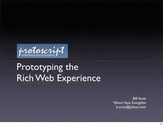 Protoscript - Simplified prototype scripting