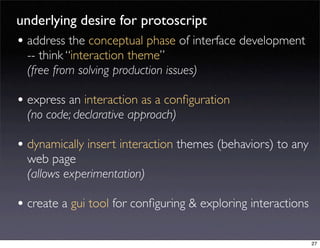 Protoscript - Simplified prototype scripting