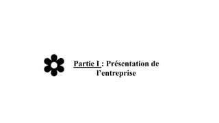 Partie I : Présentation de
l’entreprise
 