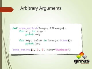 Arbitrary Arguments
 