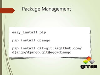 Package Management
 