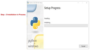 Step - 3 Installation in Process
 