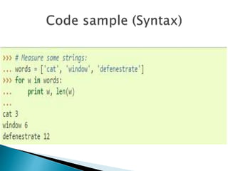 Python programming language