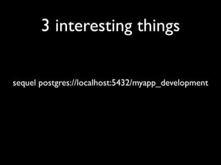 Rails and alternative ORMs